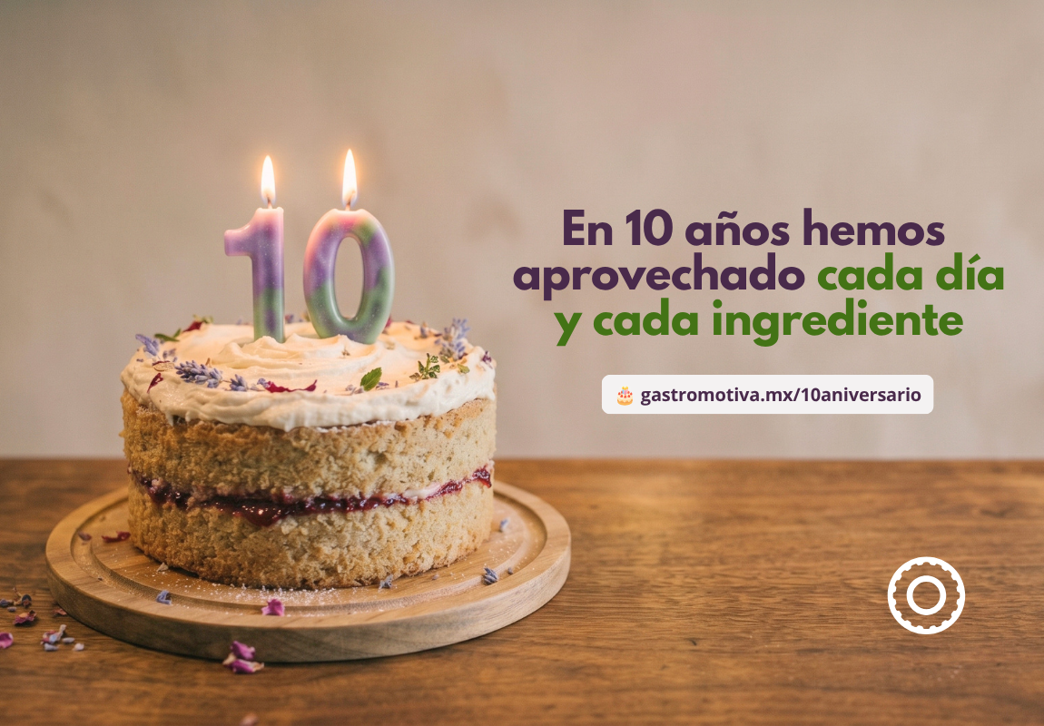 Gastromotiva — Pasteles 10° aniversario